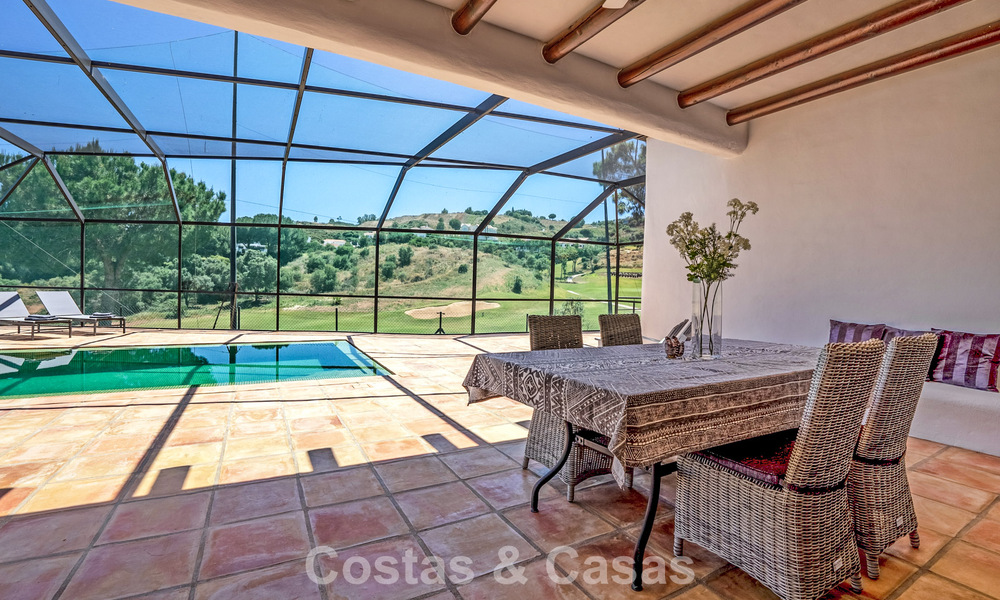 Villa de luxe de plain-pied, prête à emménager, à vendre en première ligne de golf, dans un complexe hôtelier de premier plan à Mijas, Costa del Sol 783963