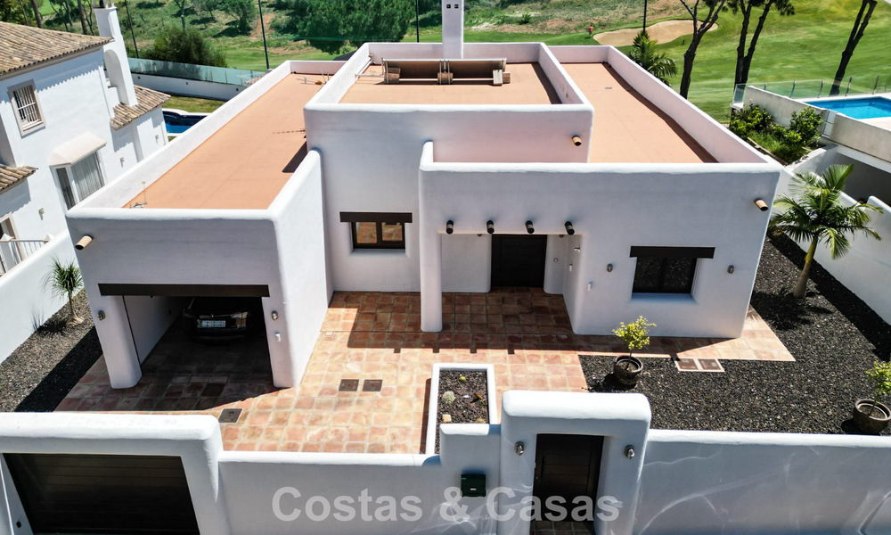 Villa de luxe de plain-pied, prête à emménager, à vendre en première ligne de golf, dans un complexe hôtelier de premier plan à Mijas, Costa del Sol 783964