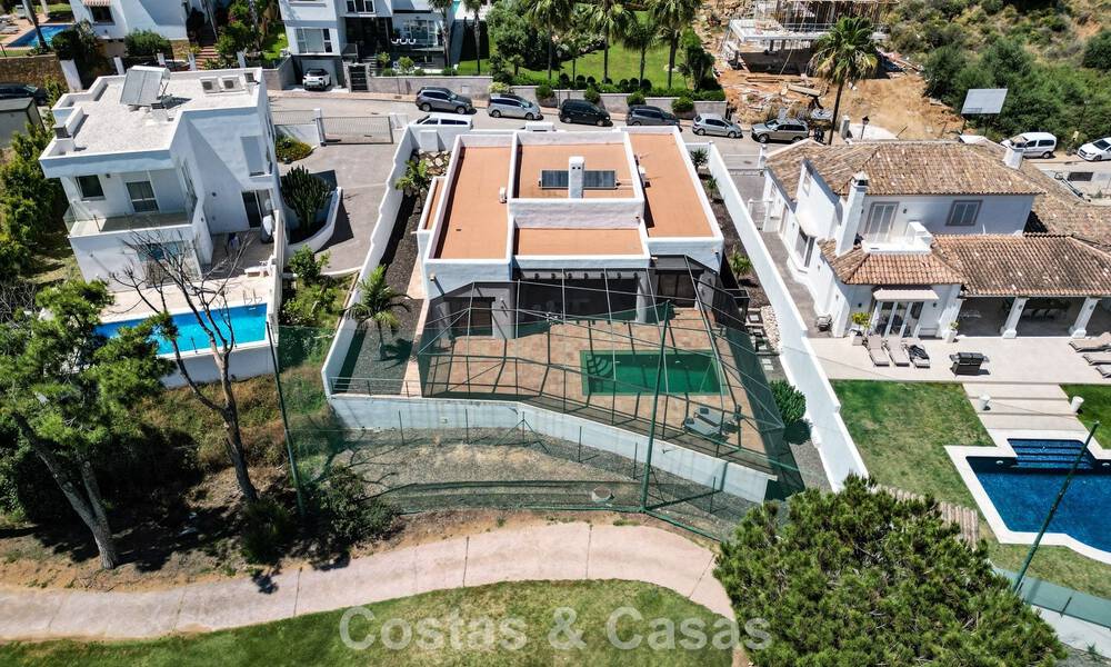 Villa de luxe de plain-pied, prête à emménager, à vendre en première ligne de golf, dans un complexe hôtelier de premier plan à Mijas, Costa del Sol 783967