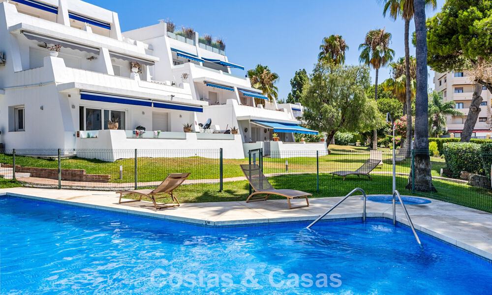 Spacieux appartement au rez-de-chaussée dans une résidence sécurisée, à quelques pas de la plage et de Puerto Banús, Marbella 783901