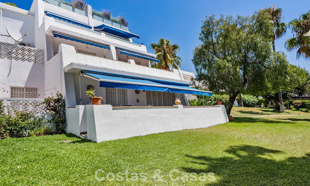 Spacieux appartement au rez-de-chaussée dans une résidence sécurisée, à quelques pas de la plage et de Puerto Banús, Marbella 783902