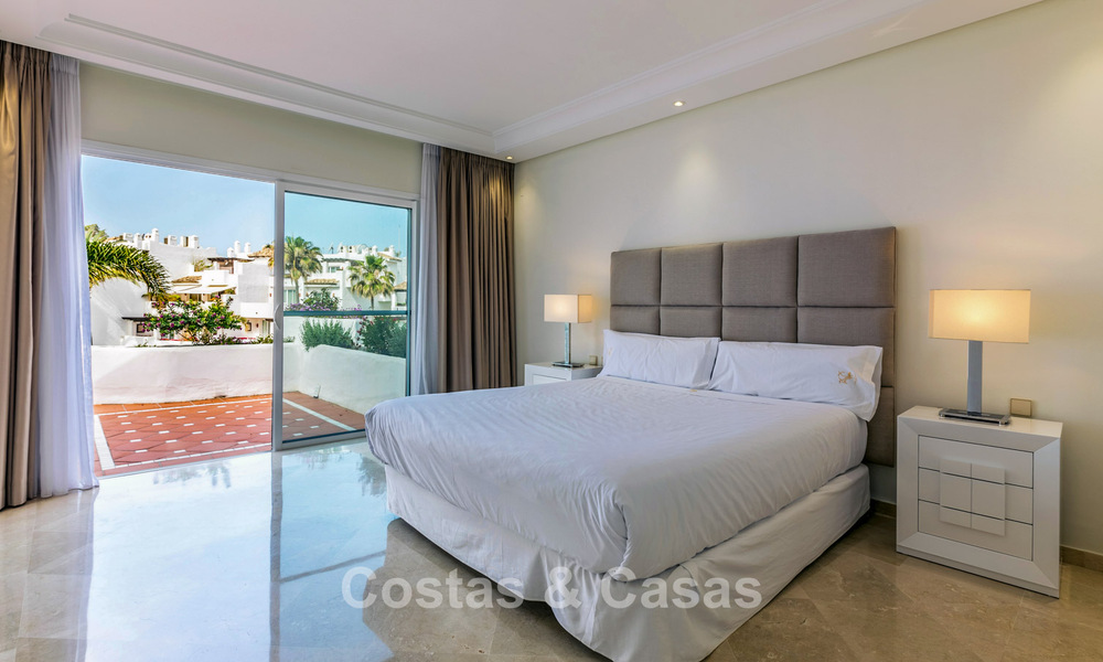 Penthouse en duplex à vendre avec vue sur la mer dans un complexe en bord de mer, à quelques pas de Puerto Banús, Marbella 784156