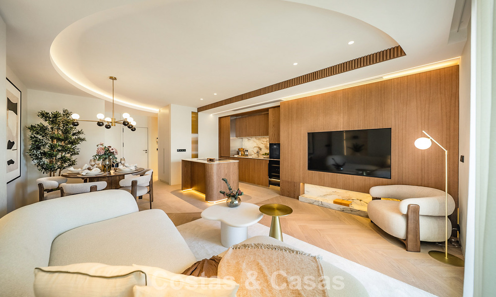 Luxueux appartement de 3 chambres à vendre avec vue panoramique sur le Golden Mile de Marbella 784212