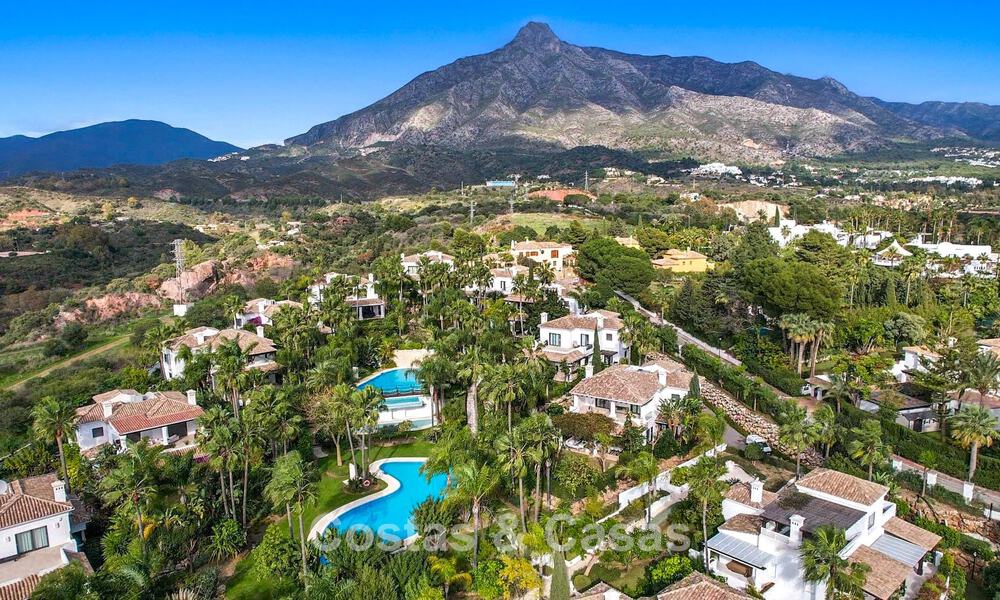 Superbe villa méditerranéenne moderne à vendre dans un complexe sécurisé et exclusif sur le Golden Mile de Marbella 784280