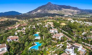 Superbe villa méditerranéenne moderne à vendre dans un complexe sécurisé et exclusif sur le Golden Mile de Marbella 784280 