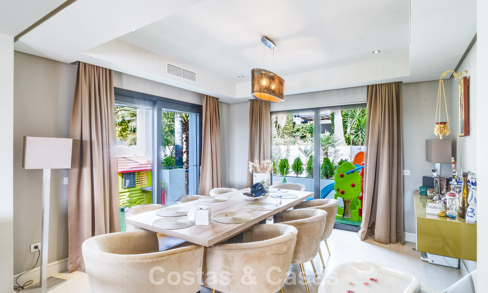 Superbe villa méditerranéenne moderne à vendre dans un complexe sécurisé et exclusif sur le Golden Mile de Marbella 784291