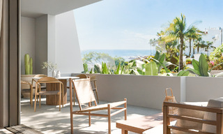 Appartement rénové avec vue sur la mer à vendre dans un complexe en bord de mer, à quelques pas de Puerto Banús, Marbella 784676 