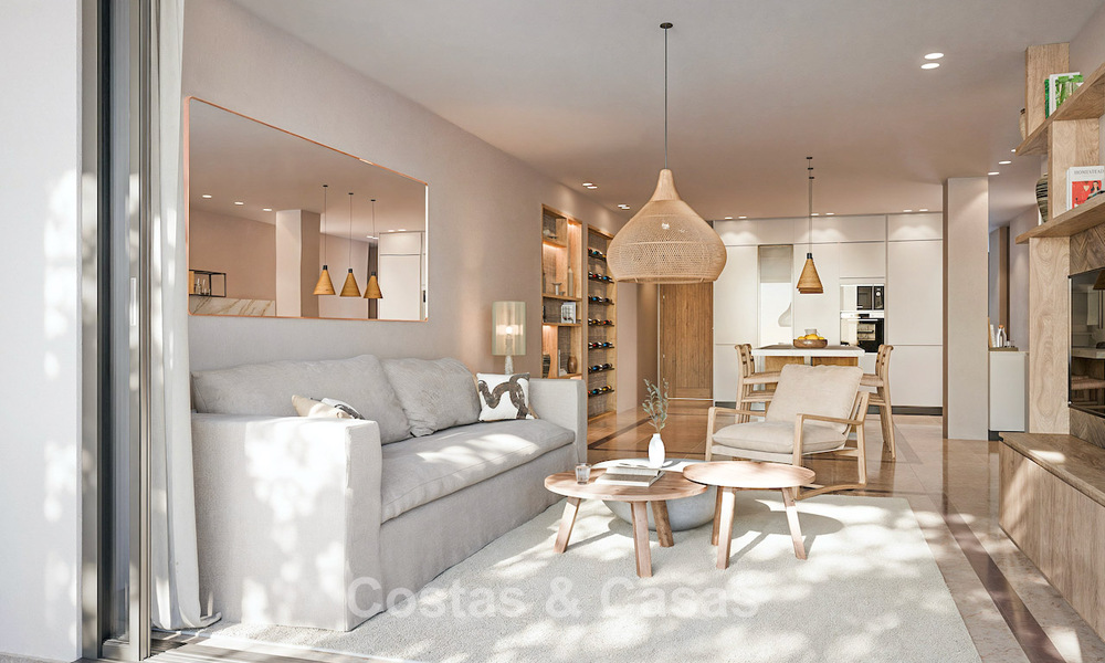 Appartement rénové avec vue sur la mer à vendre dans un complexe en bord de mer, à quelques pas de Puerto Banús, Marbella 784680
