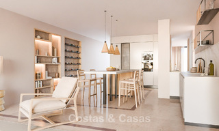 Appartement rénové avec vue sur la mer à vendre dans un complexe en bord de mer, à quelques pas de Puerto Banús, Marbella 784682 