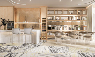 Penthouse en duplex à vendre en bord de mer avec vue imprenable sur la mer à Puerto Banús, Marbella 784685 