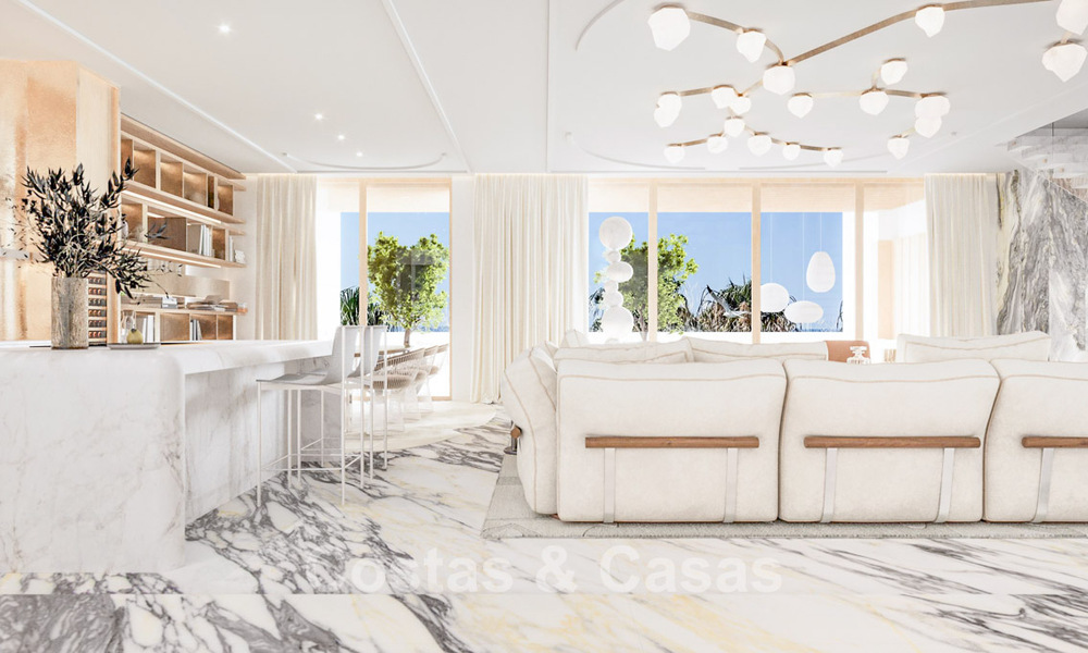 Penthouse en duplex à vendre en bord de mer avec vue imprenable sur la mer à Puerto Banús, Marbella 784689