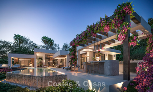 Villa de luxe moderniste de plain-pied à vendre à Nueva Andalucia, Marbella 784895