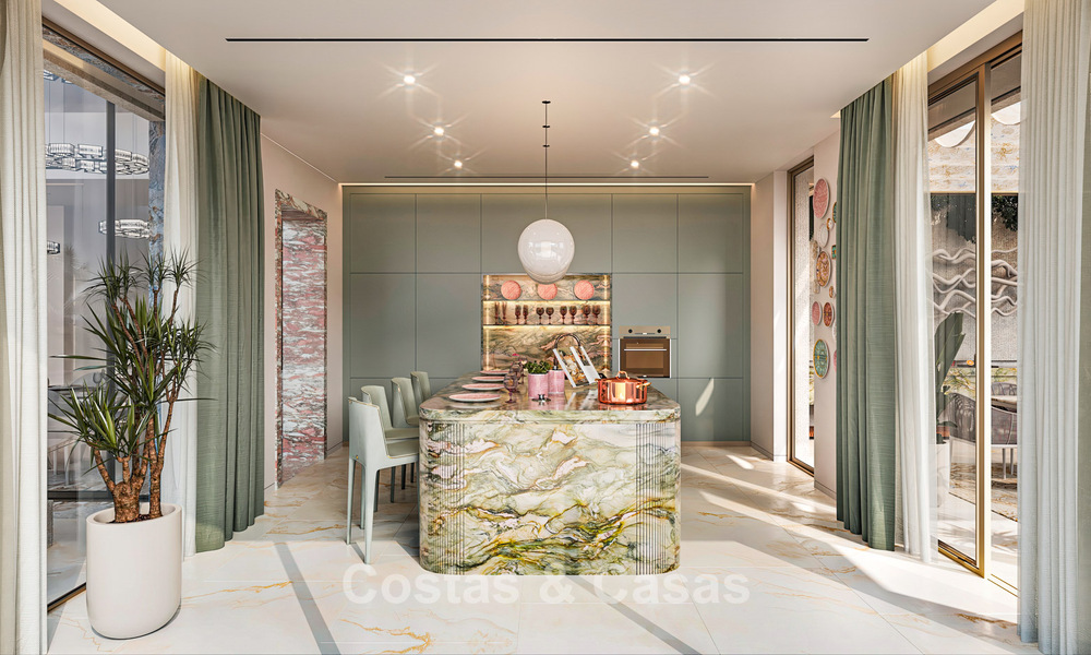 Villas design exclusives avec intérieurs Versace Home à vendre à Nueva Andalucia, Marbella 784956