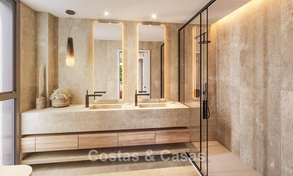 Appartements innovants sur plan à vendre à quelques pas des commodités et de la plage à Estepona, Costa de Sol 784913