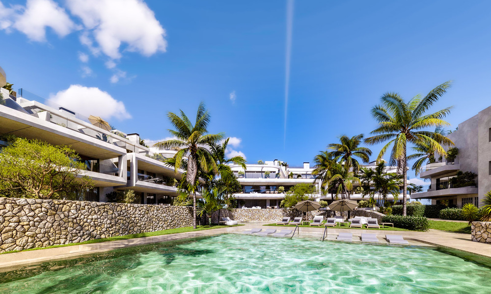 Appartements innovants sur plan à vendre à quelques pas des commodités et de la plage à Estepona, Costa de Sol 784922