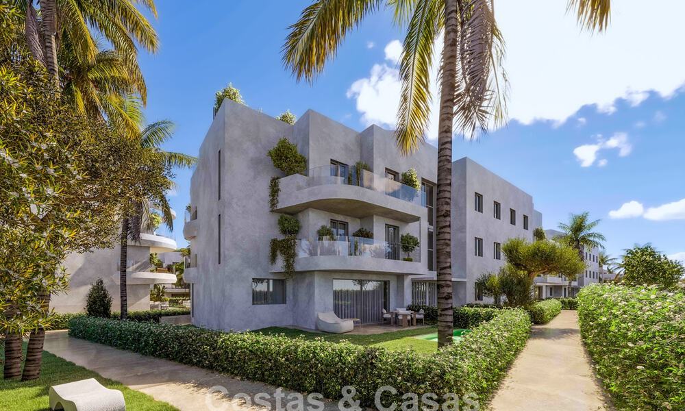 Appartements innovants sur plan à vendre à quelques pas des commodités et de la plage à Estepona, Costa de Sol 784927