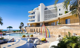 Lancement ! Appartements avec vue panoramique sur la mer à vendre, en première ligne de golf à Mijas Costa, Costa del Sol 784997 