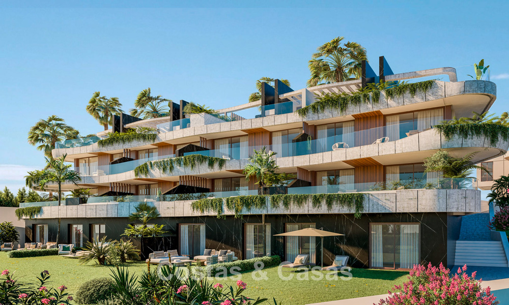 Pré-lancement ! Luxueux appartements neufs à vendre dans les collines verdoyantes d'Elviria, à l'est du centre de Marbella 785009