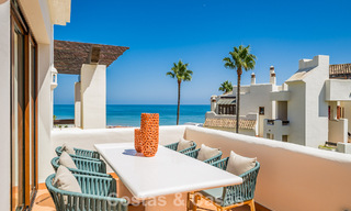 Penthouse avec vue sur la mer à vendre dans une résidence sécurisée en bord de mer, sur le New Golden Mile, entre Marbella et Estepona 785022 