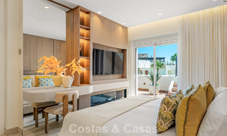 Penthouse avec vue sur la mer à vendre dans une résidence sécurisée en bord de mer, sur le New Golden Mile, entre Marbella et Estepona 785026 