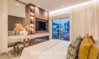Penthouse avec vue sur la mer à vendre dans une résidence sécurisée en bord de mer, sur le New Golden Mile, entre Marbella et Estepona 785029 