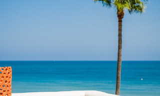 Penthouse avec vue sur la mer à vendre dans une résidence sécurisée en bord de mer, sur le New Golden Mile, entre Marbella et Estepona 785032 