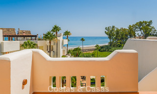 Penthouse avec vue sur la mer à vendre dans une résidence sécurisée en bord de mer, sur le New Golden Mile, entre Marbella et Estepona 785048 