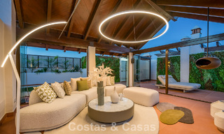 Penthouse avec vue sur la mer à vendre dans une résidence sécurisée en bord de mer, sur le New Golden Mile, entre Marbella et Estepona 785054 