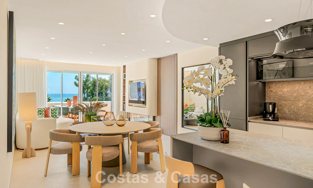 Penthouse avec vue sur la mer à vendre dans une résidence sécurisée en bord de mer, sur le New Golden Mile, entre Marbella et Estepona 785055