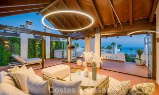 Penthouse avec vue sur la mer à vendre dans une résidence sécurisée en bord de mer, sur le New Golden Mile, entre Marbella et Estepona 785060 