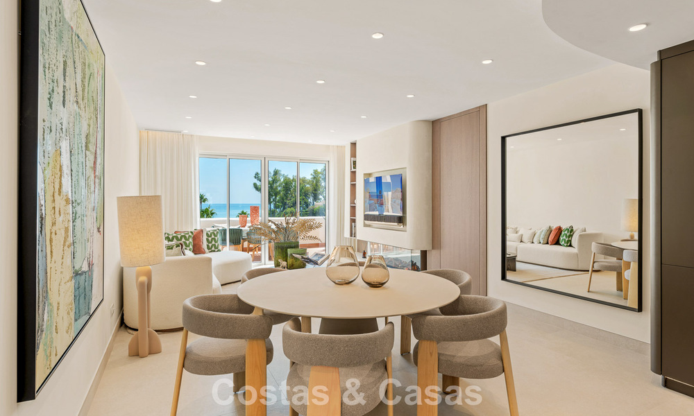 Penthouse avec vue sur la mer à vendre dans une résidence sécurisée en bord de mer, sur le New Golden Mile, entre Marbella et Estepona 785067