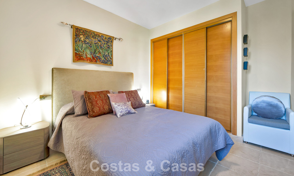 Appartement 3 chambres à vendre avec vue sur le jardin et la mer, prêt à emménager, au Los Flamingos Golf Resort à Marbella - Benahavis 785081