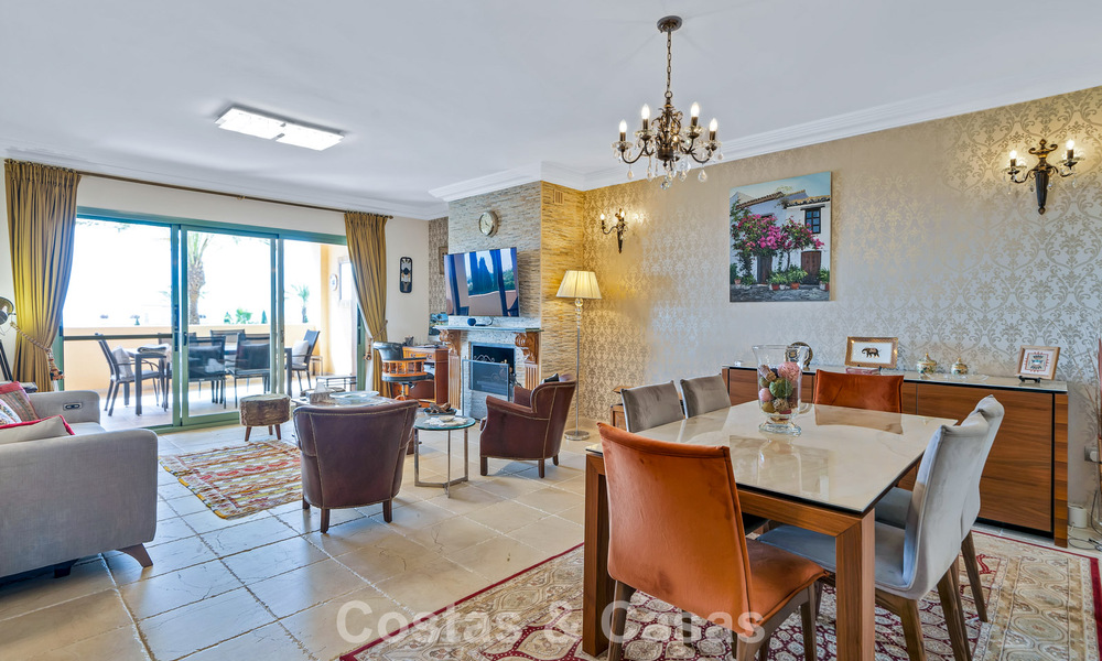 Appartement 3 chambres à vendre avec vue sur le jardin et la mer, prêt à emménager, au Los Flamingos Golf Resort à Marbella - Benahavis 785085