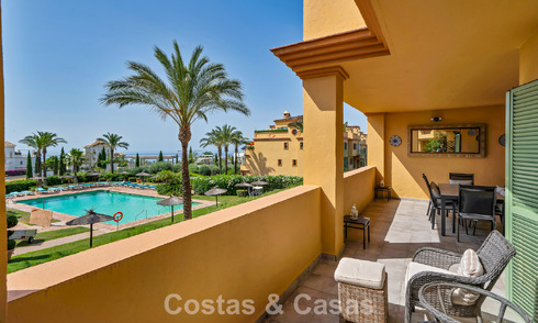 Appartement 3 chambres à vendre avec vue sur le jardin et la mer, prêt à emménager, au Los Flamingos Golf Resort à Marbella - Benahavis 785096