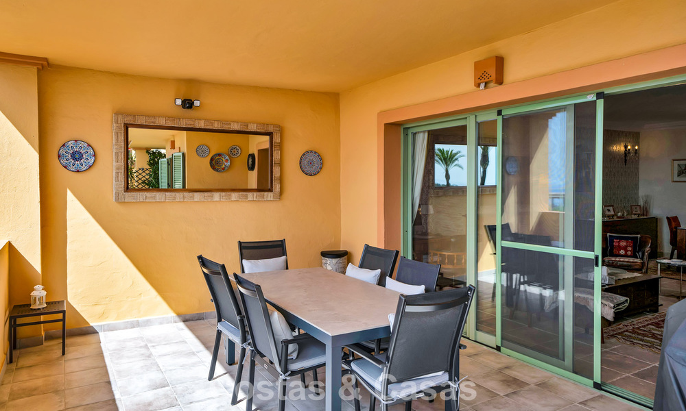 Appartement 3 chambres à vendre avec vue sur le jardin et la mer, prêt à emménager, au Los Flamingos Golf Resort à Marbella - Benahavis 785097