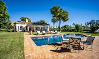 Superbe villa méditerranéenne à vendre dans une résidence sécurisée sur le Golden Mile de Marbella 785107 