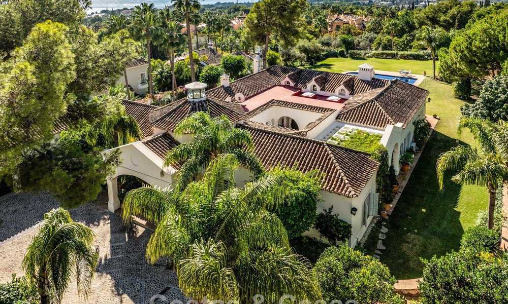 Superbe villa méditerranéenne à vendre dans une résidence sécurisée sur le Golden Mile de Marbella 785112