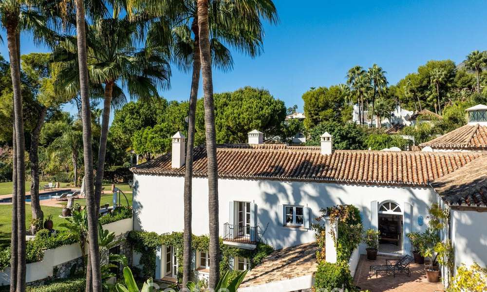 Superbe villa méditerranéenne à vendre dans une résidence sécurisée sur le Golden Mile de Marbella 785113