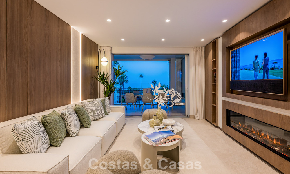 Appartement avec vue sur la mer à vendre en bord de mer, sur le New Golden Mile, entre Marbella et Estepona 785211