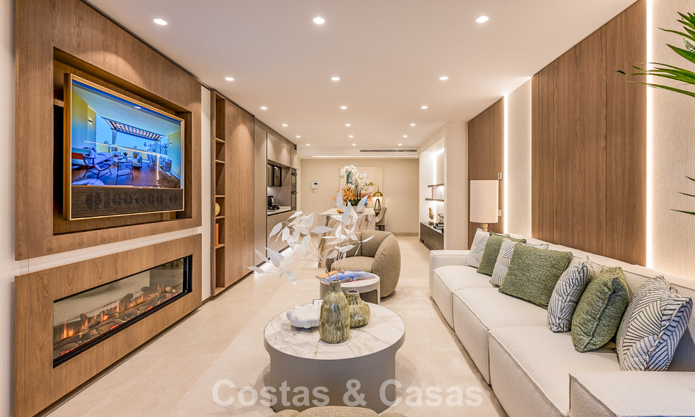 Appartement avec vue sur la mer à vendre en bord de mer, sur le New Golden Mile, entre Marbella et Estepona 785218