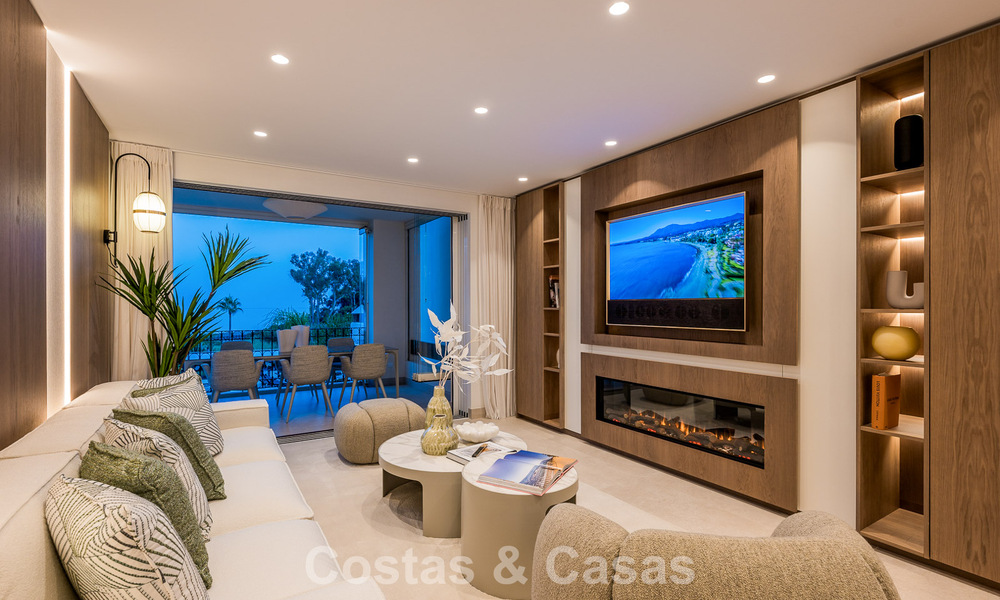 Appartement avec vue sur la mer à vendre en bord de mer, sur le New Golden Mile, entre Marbella et Estepona 785230