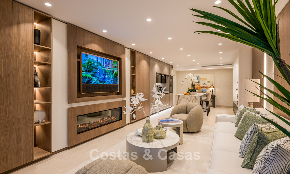 Appartement avec vue sur la mer à vendre en bord de mer, sur le New Golden Mile, entre Marbella et Estepona 785244