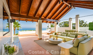 Penthouse rénové avec vue sur la mer à vendre en front de mer sur le New Golden Mile, entre Marbella et Estepona 785272 