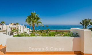 Penthouse rénové avec vue sur la mer à vendre en front de mer sur le New Golden Mile, entre Marbella et Estepona 785296 