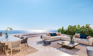Lancement! Appartements innovants sur plan avec vue panoramique sur la mer à vendre près du centre-ville d'Estepona 785256 