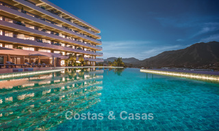 Lancement! Appartements innovants sur plan avec vue panoramique sur la mer à vendre près du centre-ville d'Estepona 785266 