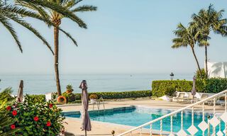 Luxueuse propriété en bord de mer avec vue sur la mer, à vendre, sur la plage, sur le prestigieux Golden Mile de Marbella 785330 