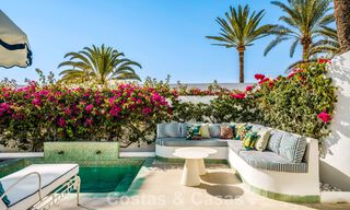 Luxueuse propriété en bord de mer avec vue sur la mer, à vendre, sur la plage, sur le prestigieux Golden Mile de Marbella 785334 