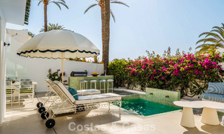 Luxueuse propriété en bord de mer avec vue sur la mer, à vendre, sur la plage, sur le prestigieux Golden Mile de Marbella 785335 