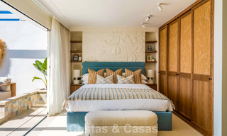 Luxueuse propriété en bord de mer avec vue sur la mer, à vendre, sur la plage, sur le prestigieux Golden Mile de Marbella 785347 